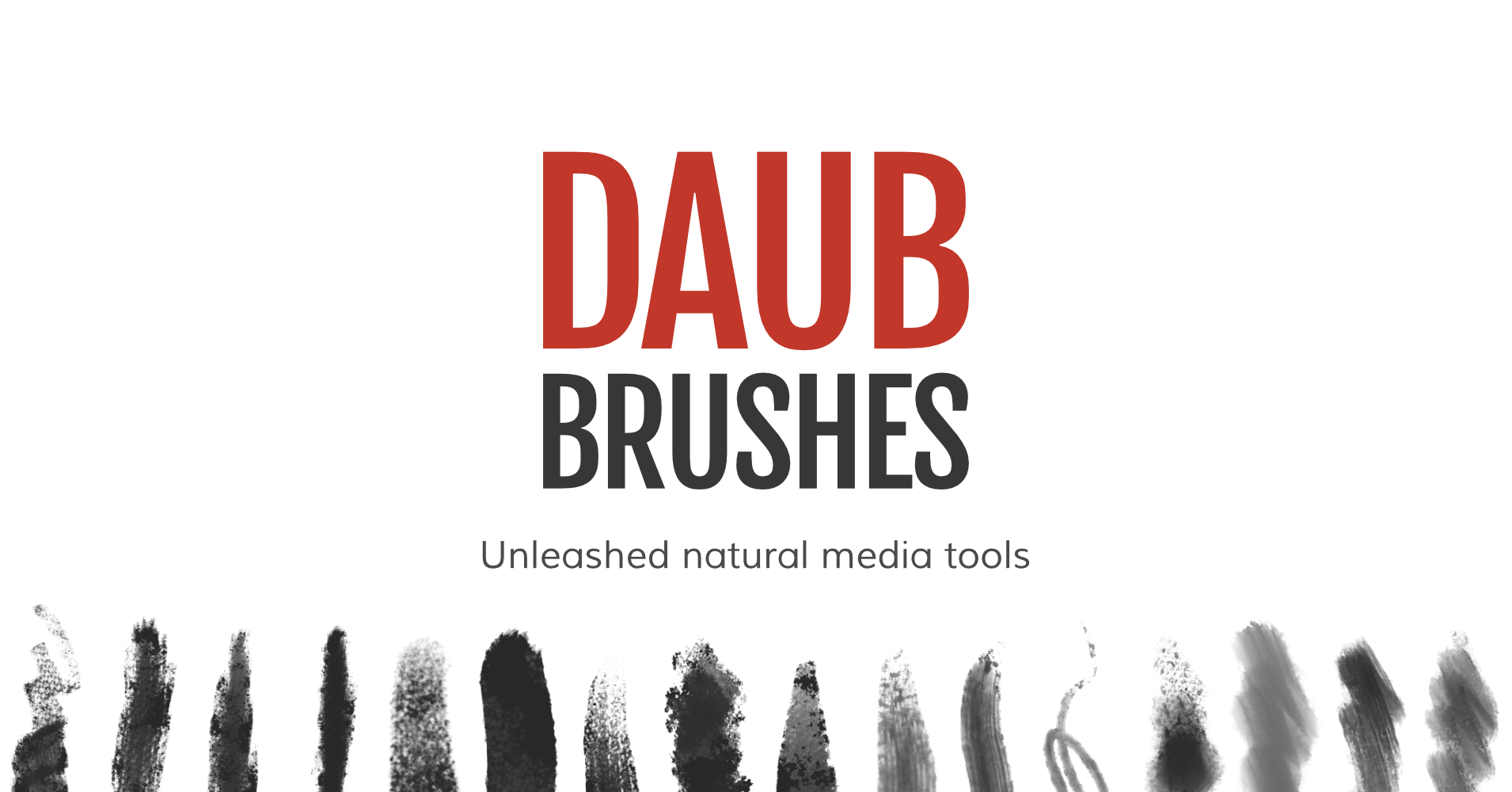 Daub Brushes. Superbundle Daub. Flower Brushes for clip Studio. Andreas Daub и ad-for auch Double.